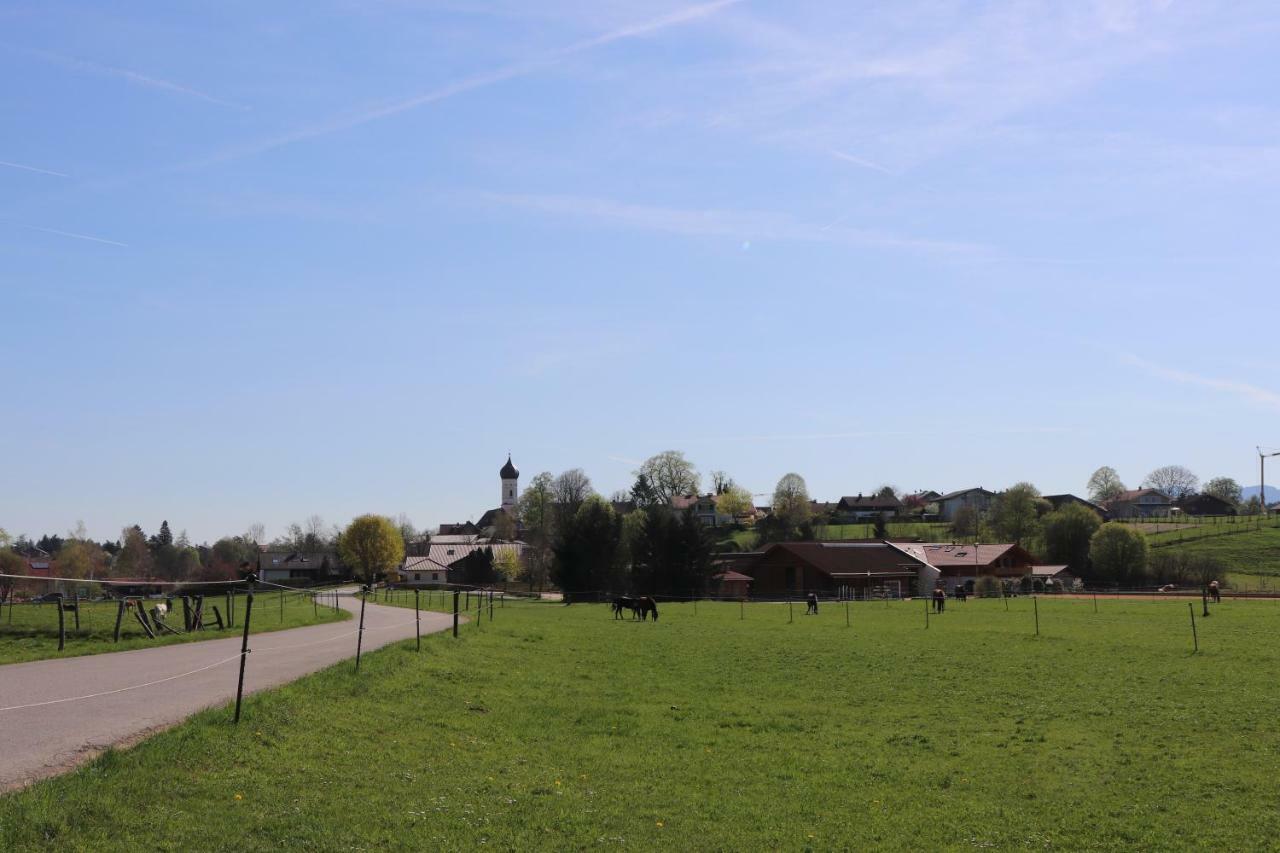 Ferienwohnung Pferdehof Pankratz Iffeldorf Bagian luar foto